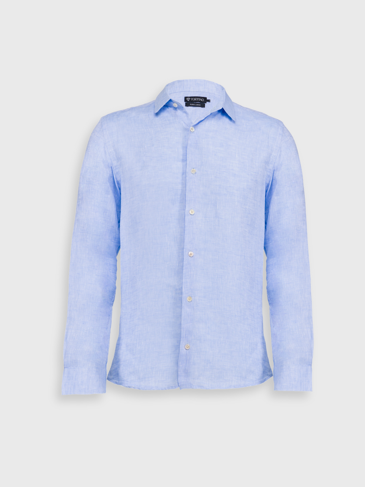 Camisa Puro Linho Azul