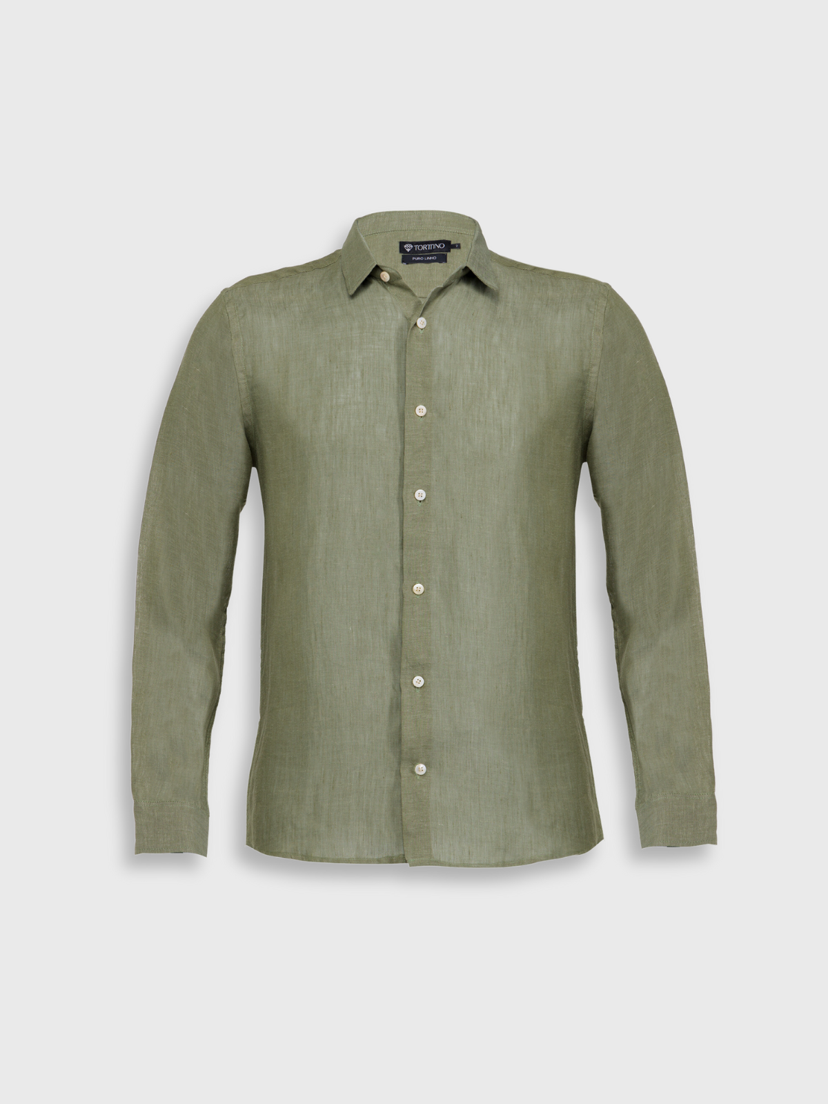 Camisa Puro Linho Verde Cacto