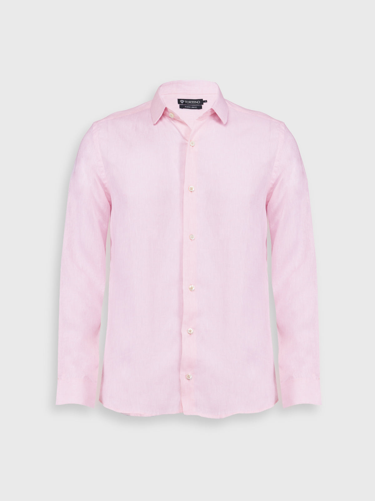 Camisa Puro Linho Rosa Quartzo