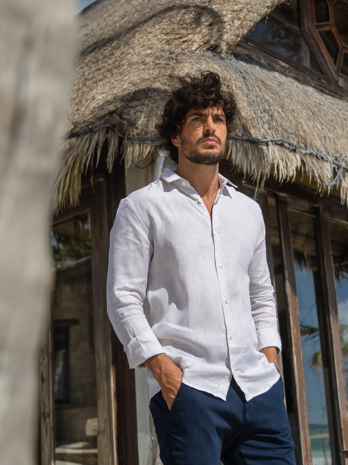 Camisa Puro Linho Natural