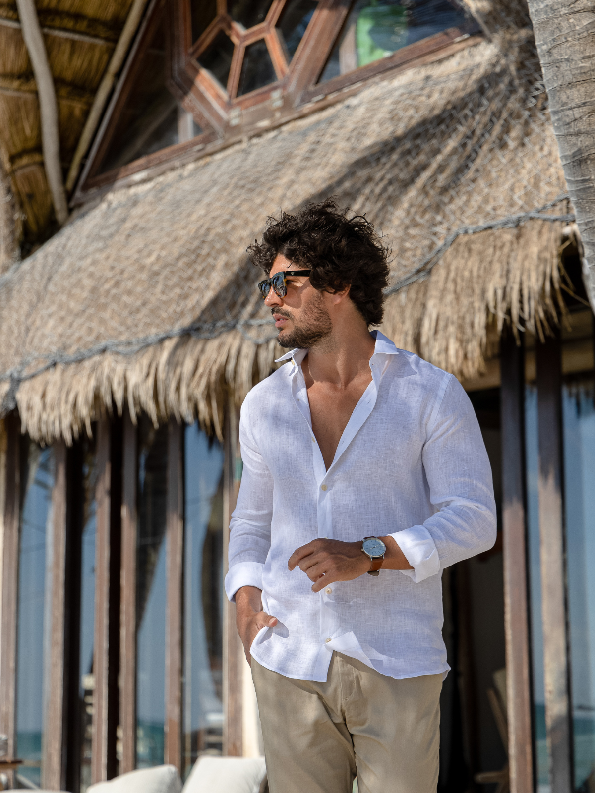 Camisa Puro Linho Branca